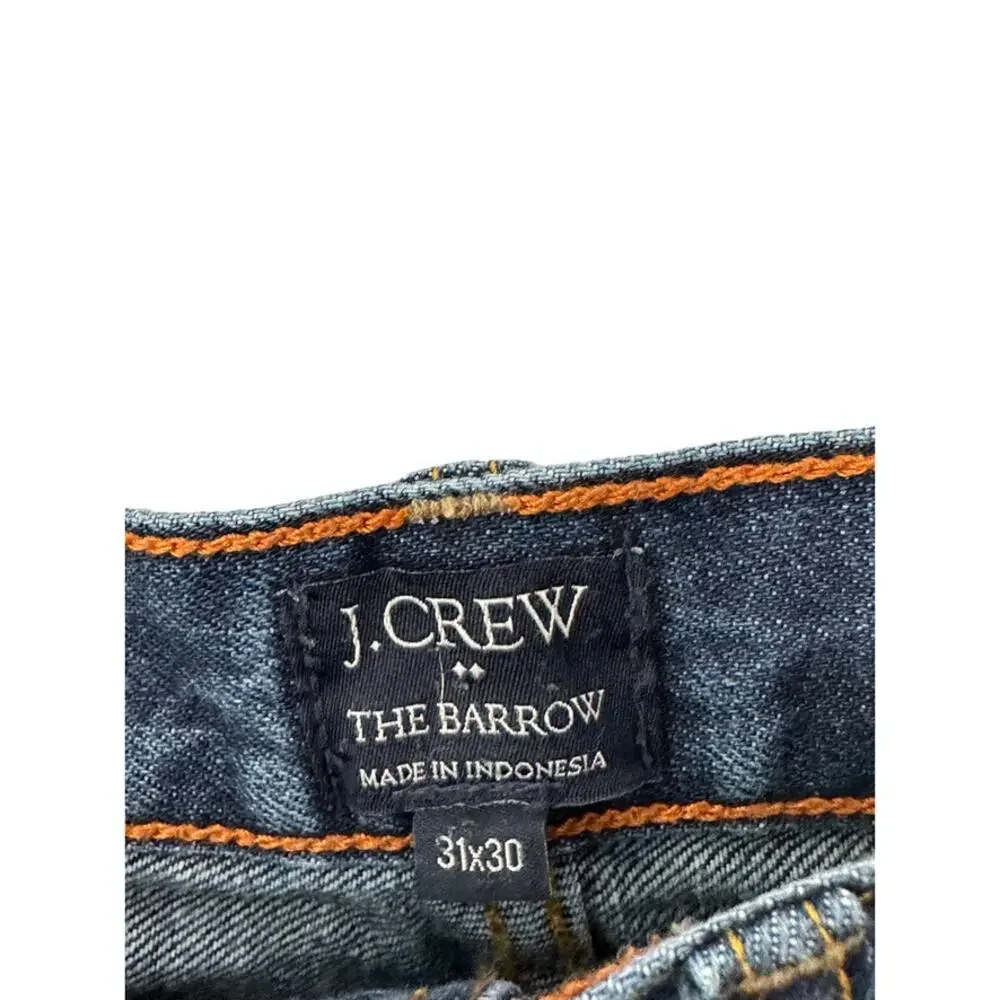 J.Crew Medium Rinse THE BARROW Relaxed Fit  Men's Jeans 31x30